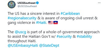 La Guardia Costera indicó que