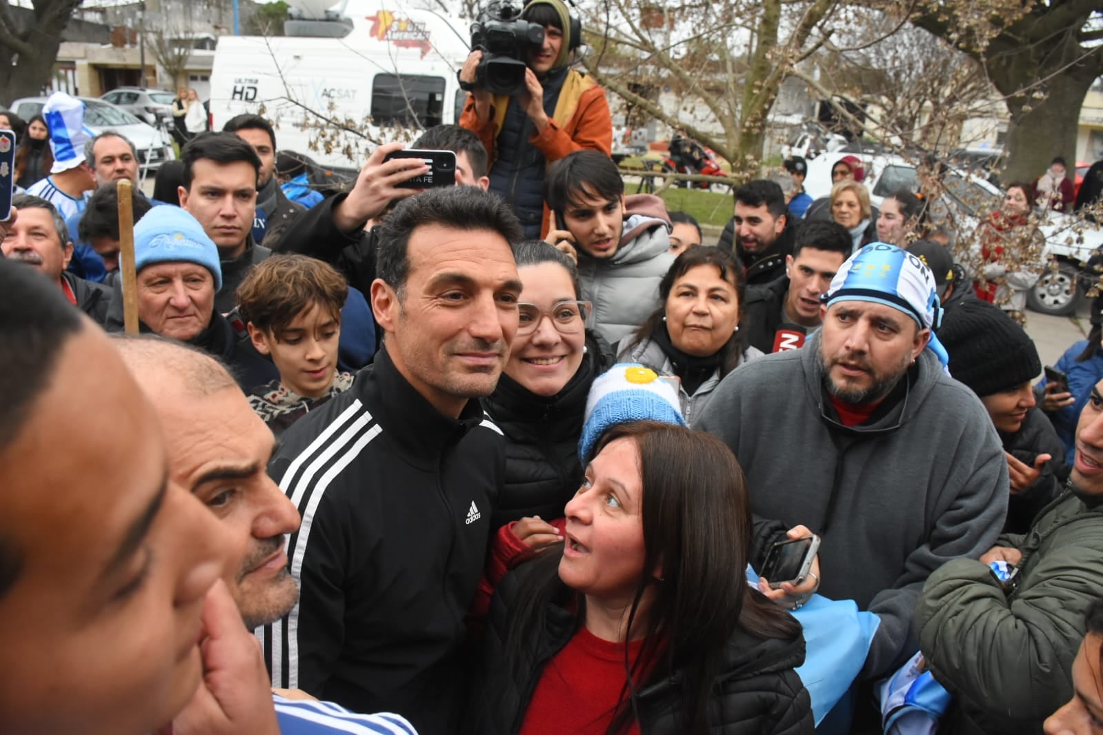 Lleva 104 partidos dirigidos en la Albiceleste y está a 20 de igualar a Guillermo Stábile como el entrenador con más encuentros en la historia del combinado mayor (Créditos: Leo Galletto)