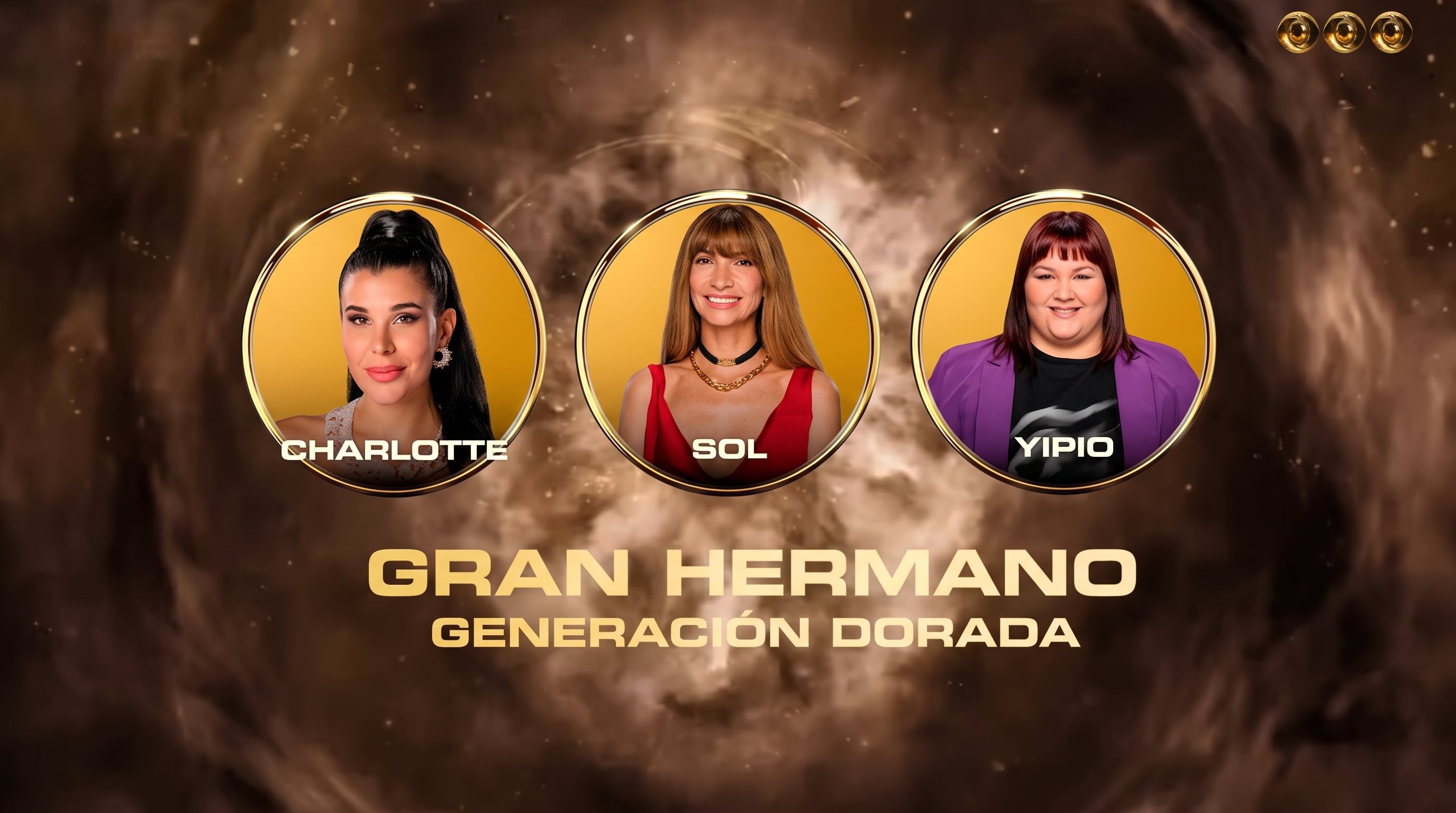 Charlotte, Sol y Yipio conforman la terna de finalistas para la instancia decisiva del programa Gran Hermano Generación Dorada. (Imagen Ilustrativa Infobae)