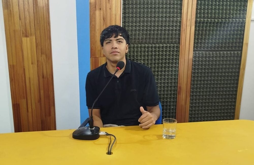 Lautaro Berot debutaba a nivel nacional
(Crédito: Canal 4 Esquel)