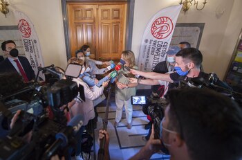 La vicepresidenta cuarta y ministra