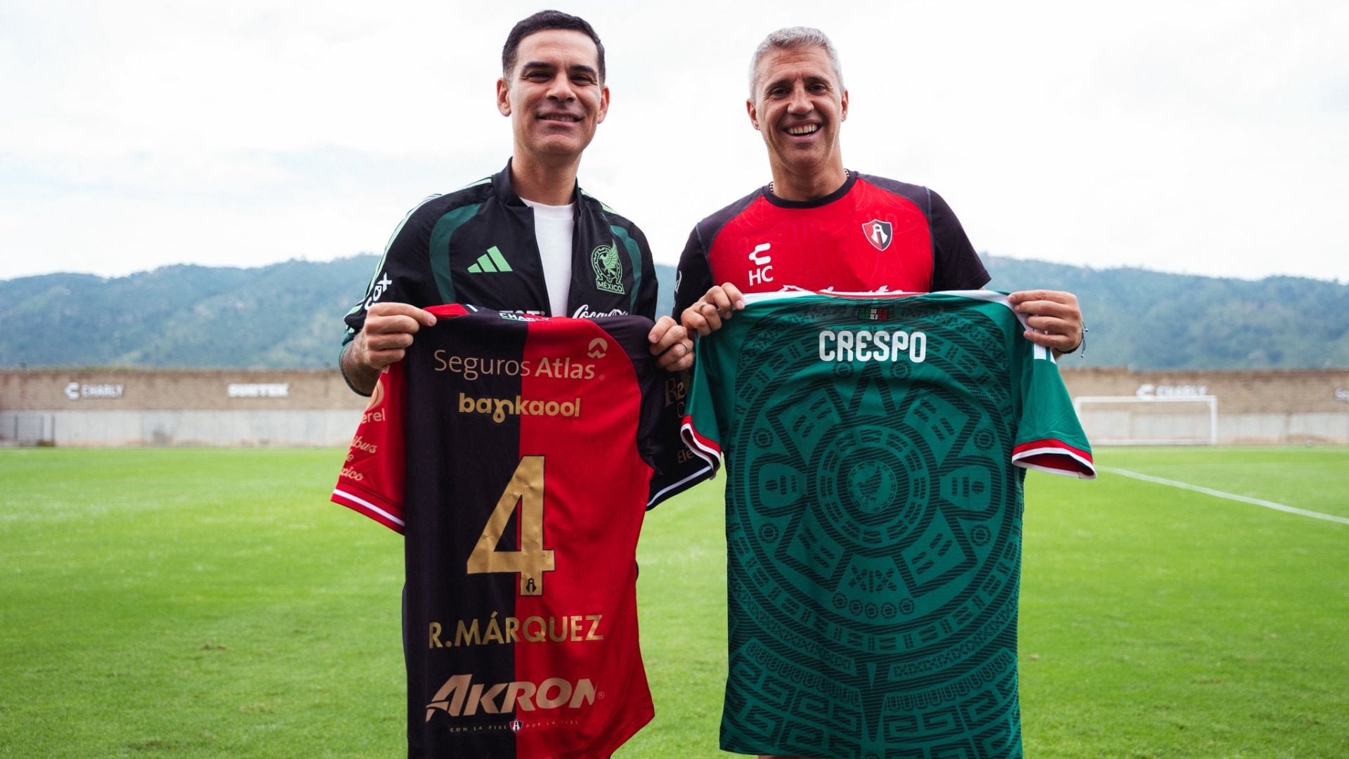 Rafa Márquez visitó el club Atlas (X/ @AtlasFC)