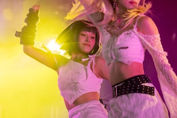 Rika Woo, líder del grupo aidoru de estilo J-pop Otome Syndream (REUTERS/Tyrone Siu)