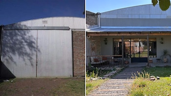 Construyeron su casa dentro de un galpón abandonado en un pueblo bonaerense y las fotos del antes y el después son furor en redes