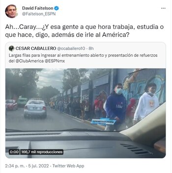 “A qué hora trabajan”: David