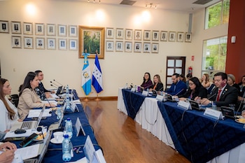 Honduras y Guatemala ratificaron el papel del Grupo de Alto Nivel de Seguridad y Justicia, GANSEJ, para coordinar acciones contra el crimen organizado transnacional.