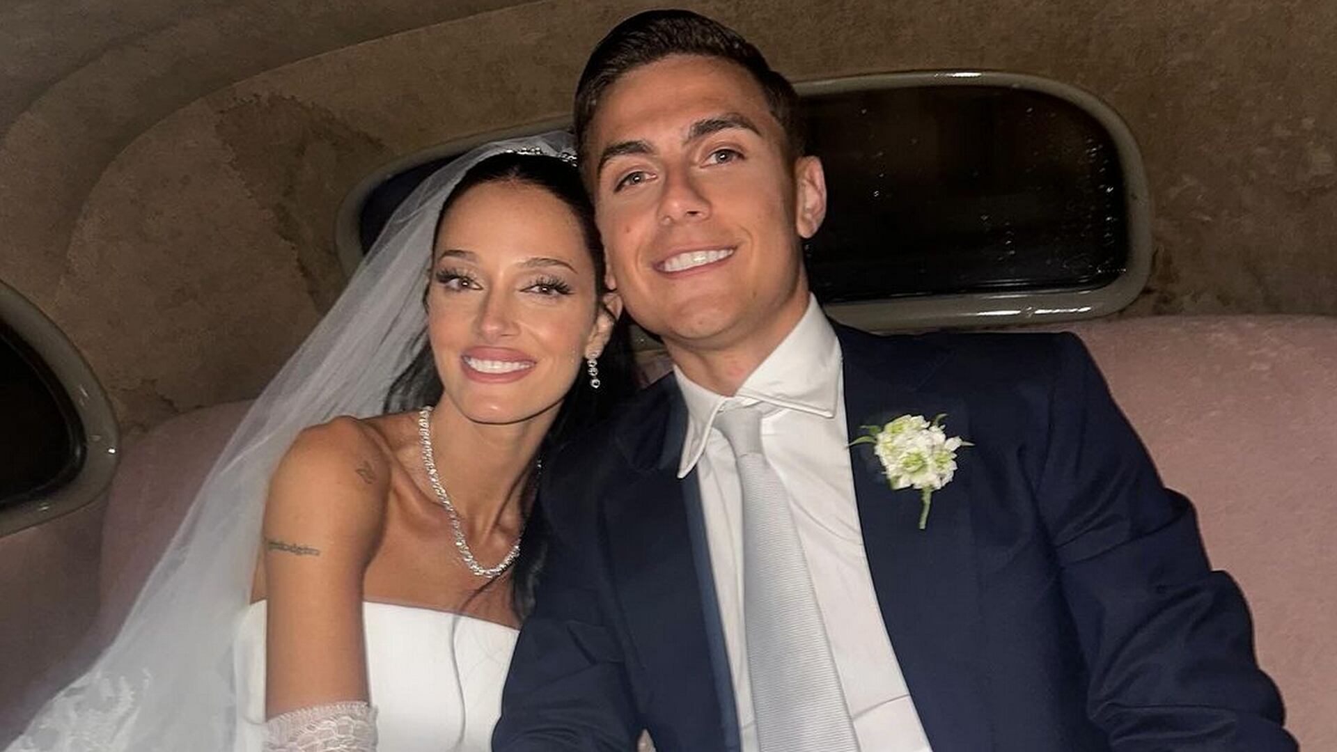Oriana Sabatini y Paulo Dybala, en la gran boda