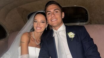 Oriana Sabatini y Paulo Dybala,