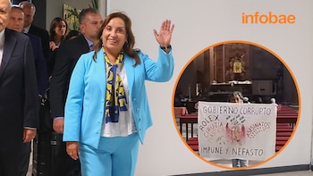 Dina Boluarte llega al Vaticano