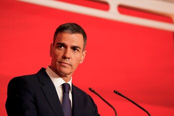 Pedro Sánchez en la rueda