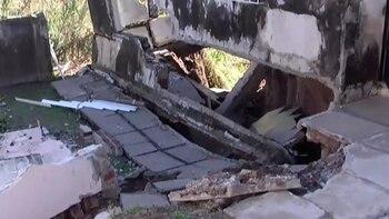 Derrumbes en Paraná por la ciclogénesis