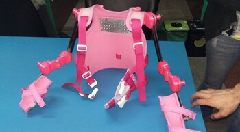 El exoesqueleto que Linda Luz