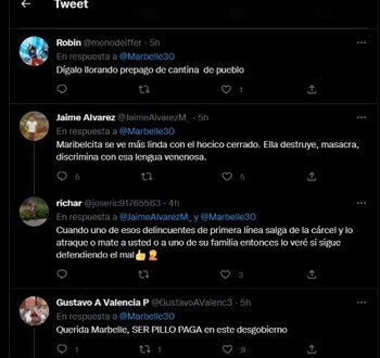 Reacciones al Tuit de Marbelle