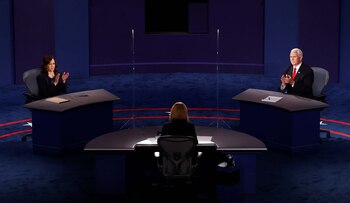 La candidata demócrata a la