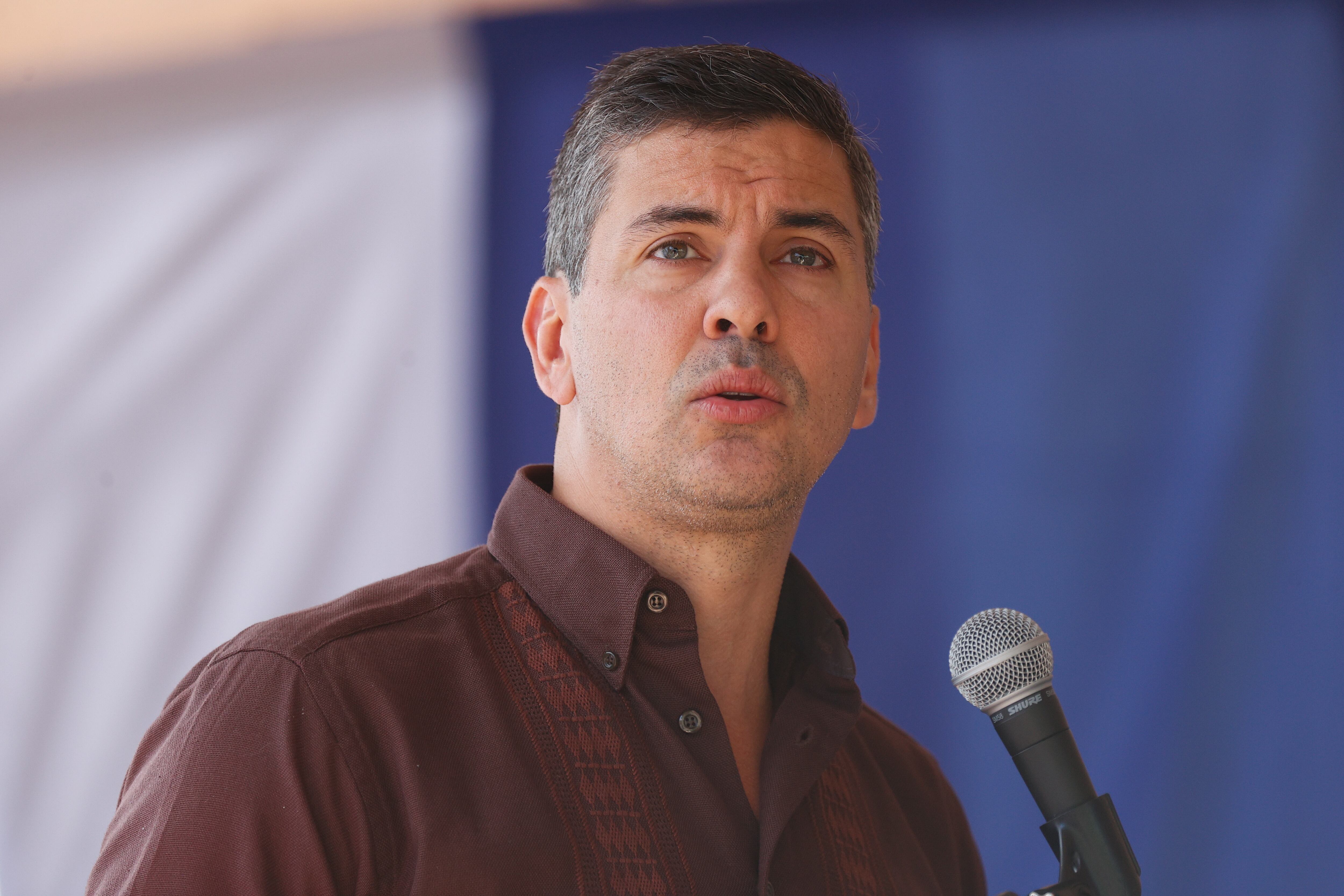 Santiago Peña, presidente de Paraguay (EFE/Juan Pablo Pino)