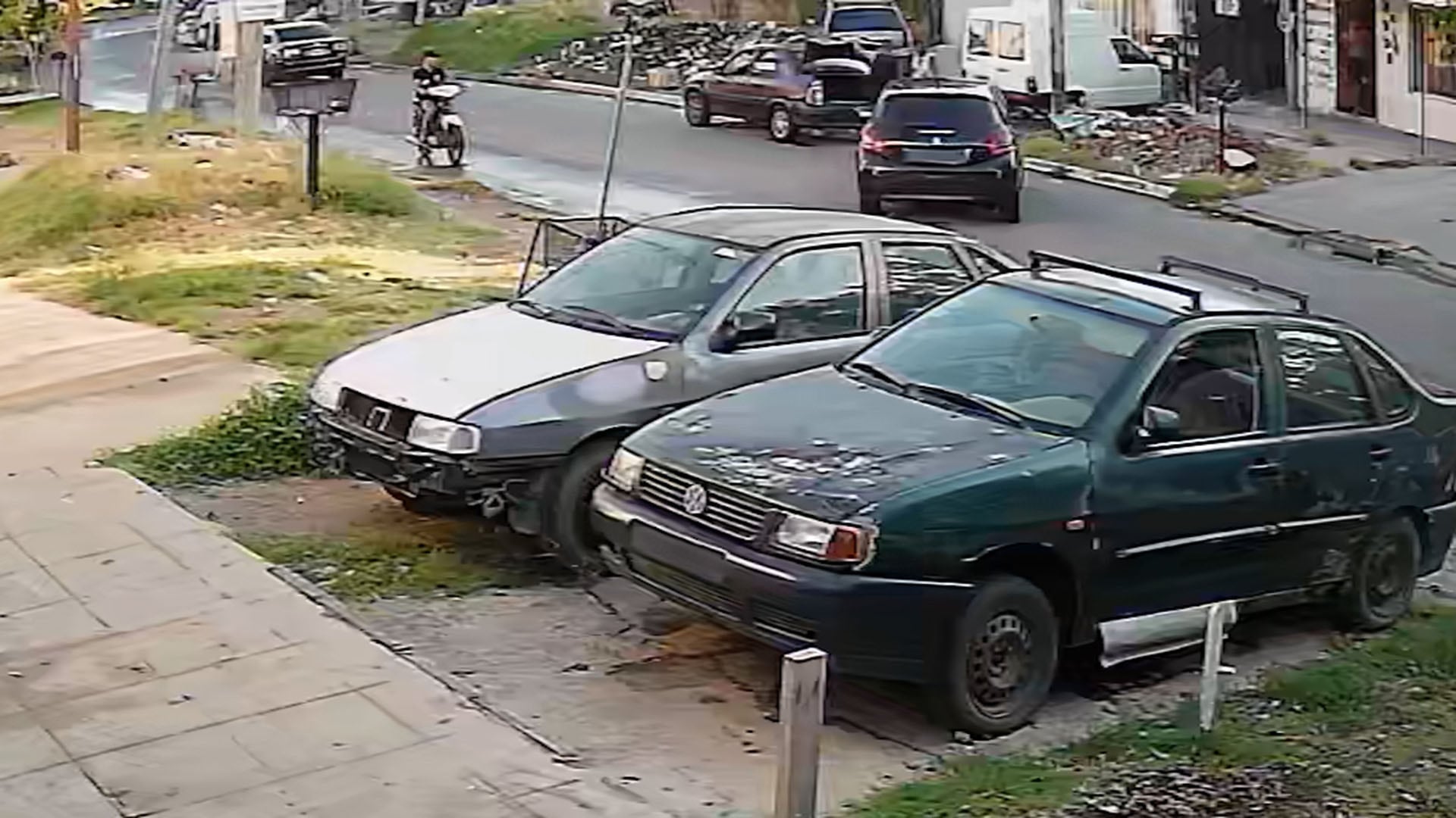 El instante previo a la tragedia.