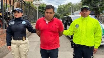 Alias Ismaelito, cabecilla del grupo criminal internacional El Amarillo, fue capturado en el sector de El Chagualo tras una operación conjunta de la SIJIN e Interpol - crédito Policia Nacional