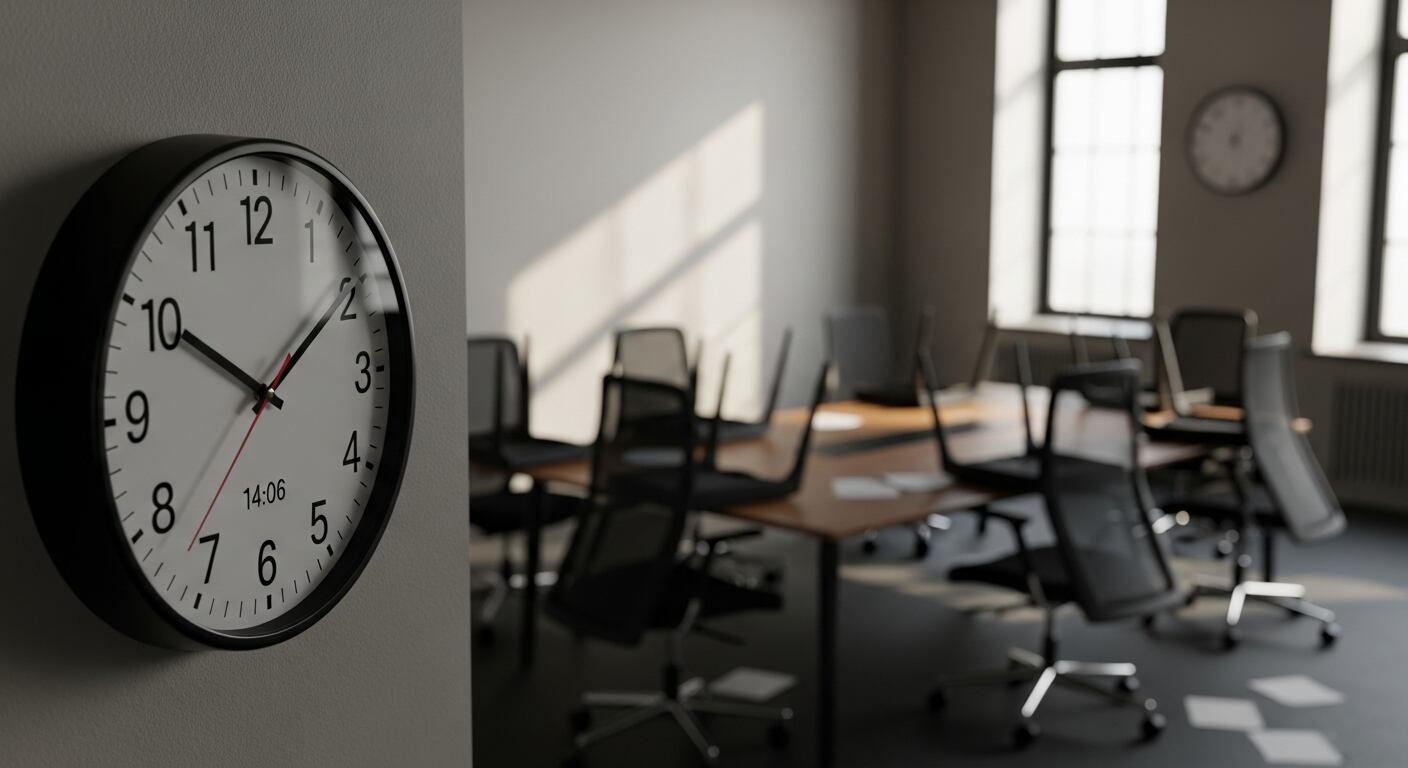 El estudio identifica las 14:06 como el minuto exacto en que la fatiga domina la jornada laboral según la ciencia (Imagen Ilustrativa Infobae)