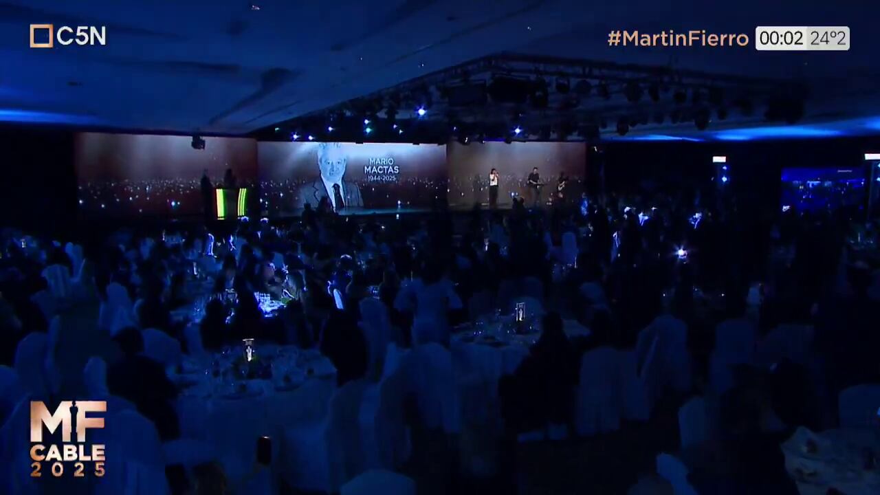 Mario Mactas fue recordado en el In Memoriam del Martín Fierro de Cable 2025 (C5N)