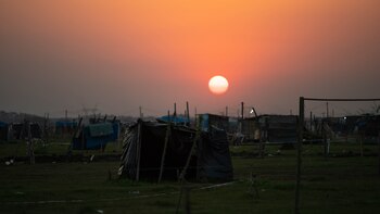 Un delegado de la toma