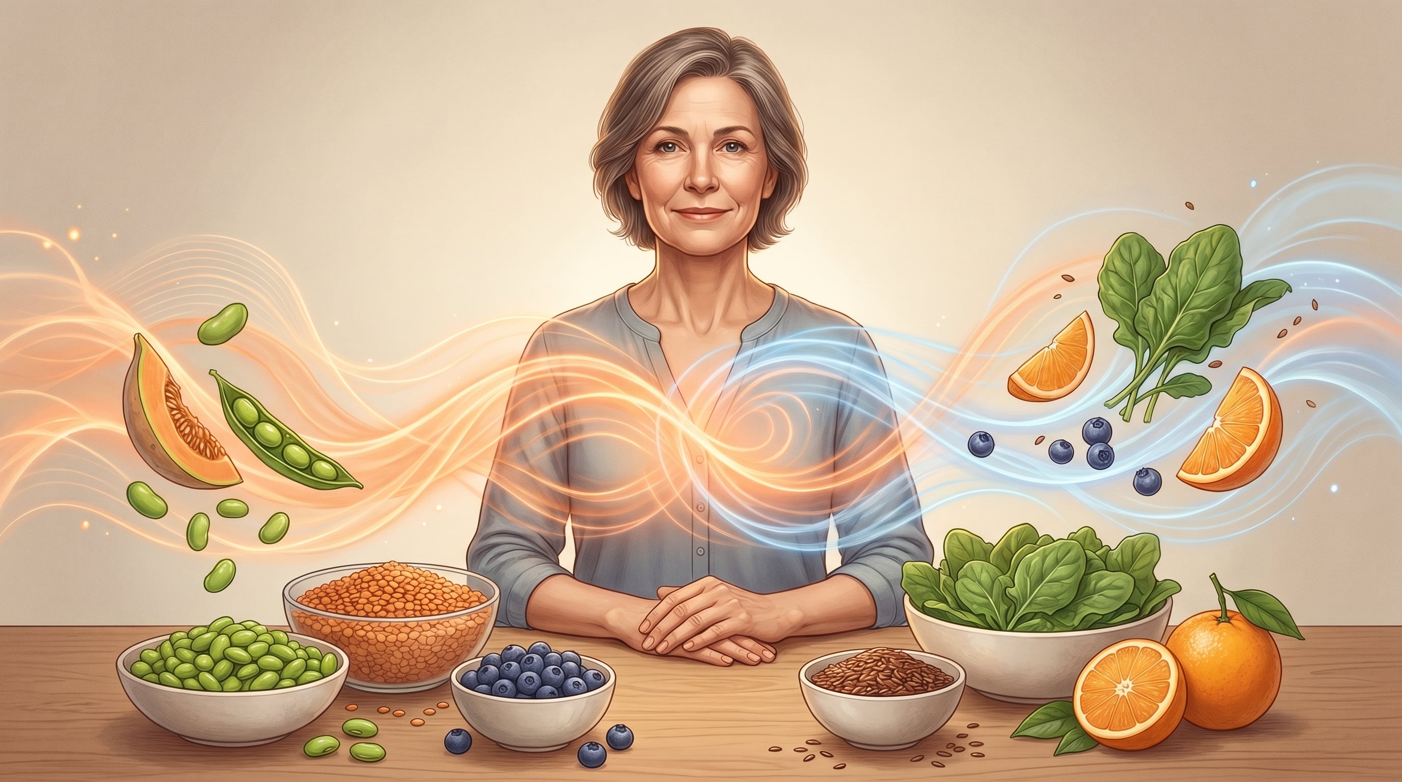 Una dieta rica en vegetales, legumbres y grasas saludables ayuda a reducir los sofocos durante la menopausia, según Mayo Clinic y Harvard (Imagen Ilustrativa Infobae)