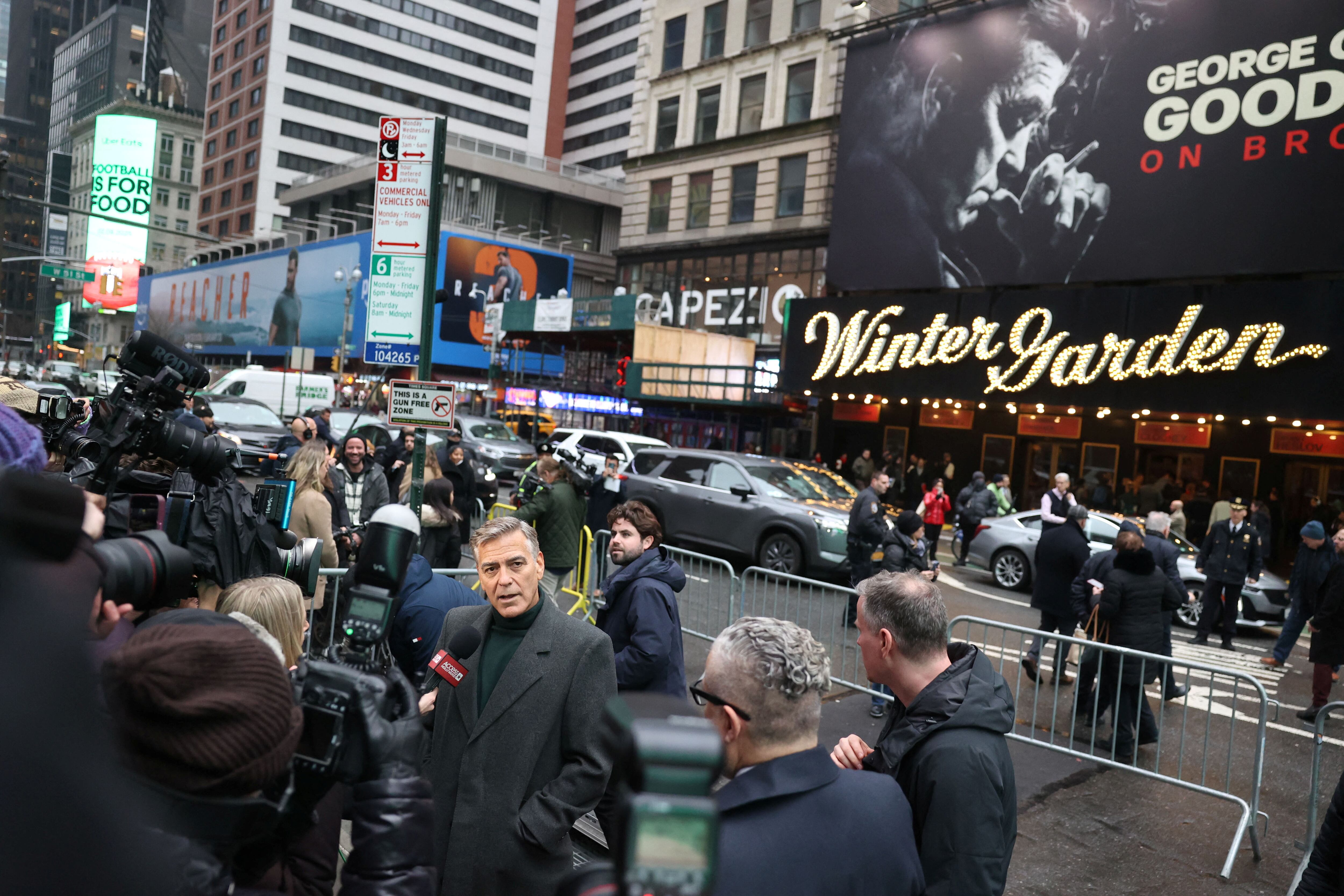 George Clooney debutó en Broadway con