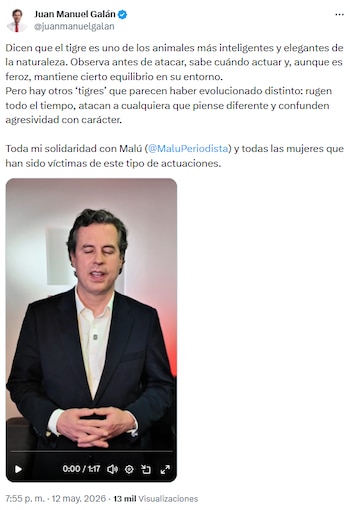Juan Manuel Galán advirtió sobre el trato de Abelardo de la Espriella a periodistas y cuestionó su postura democrática - crédito @juanmanuelgalan/X