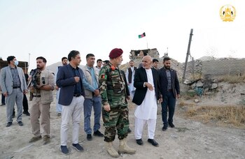 El presidente afgano, Ashraf Ghani,