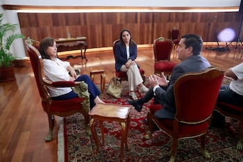 Dina Boluarte se reunió con