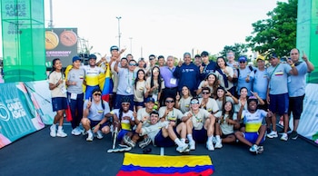 La selección nacional de patinaje de velocidad conquistó su título mundial número 23 y el decimosexto de manera consecutiva - crédito Comité Olímpico Colombiano