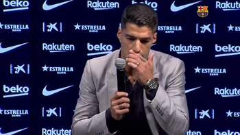 Luis Suárez se emocionó hasta
