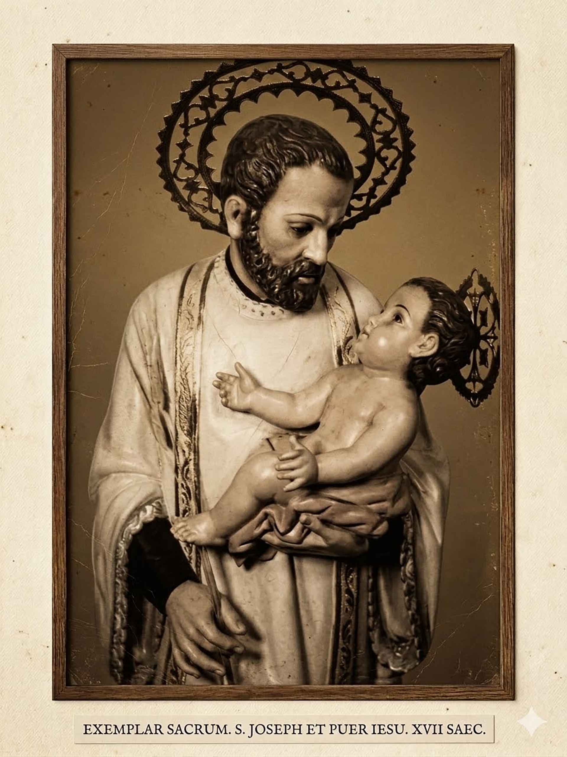 Primitiva imagen de San Cayetano que fue venerada en la capilla desde 1875 (Gentileza dr. Robira)