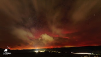 Auroras boreales irrumpen en varios