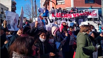 Marcha frente a los tribunales