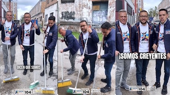 Políticos em seus vídeos