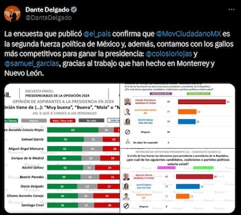 El líder de Movimiento Ciudadano