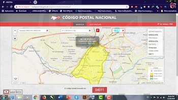 El código postal es fundamental