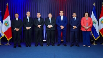 La Corte Suprema de Justicia de El Salvador inauguró una pasantía con magistrados de Perú sobre extinción de dominio