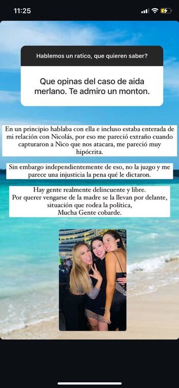 Laura Ojeda contestó a Aida