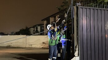 Personal especializado de la Municipalidad de Lima se encargó de los trabajos de demolición