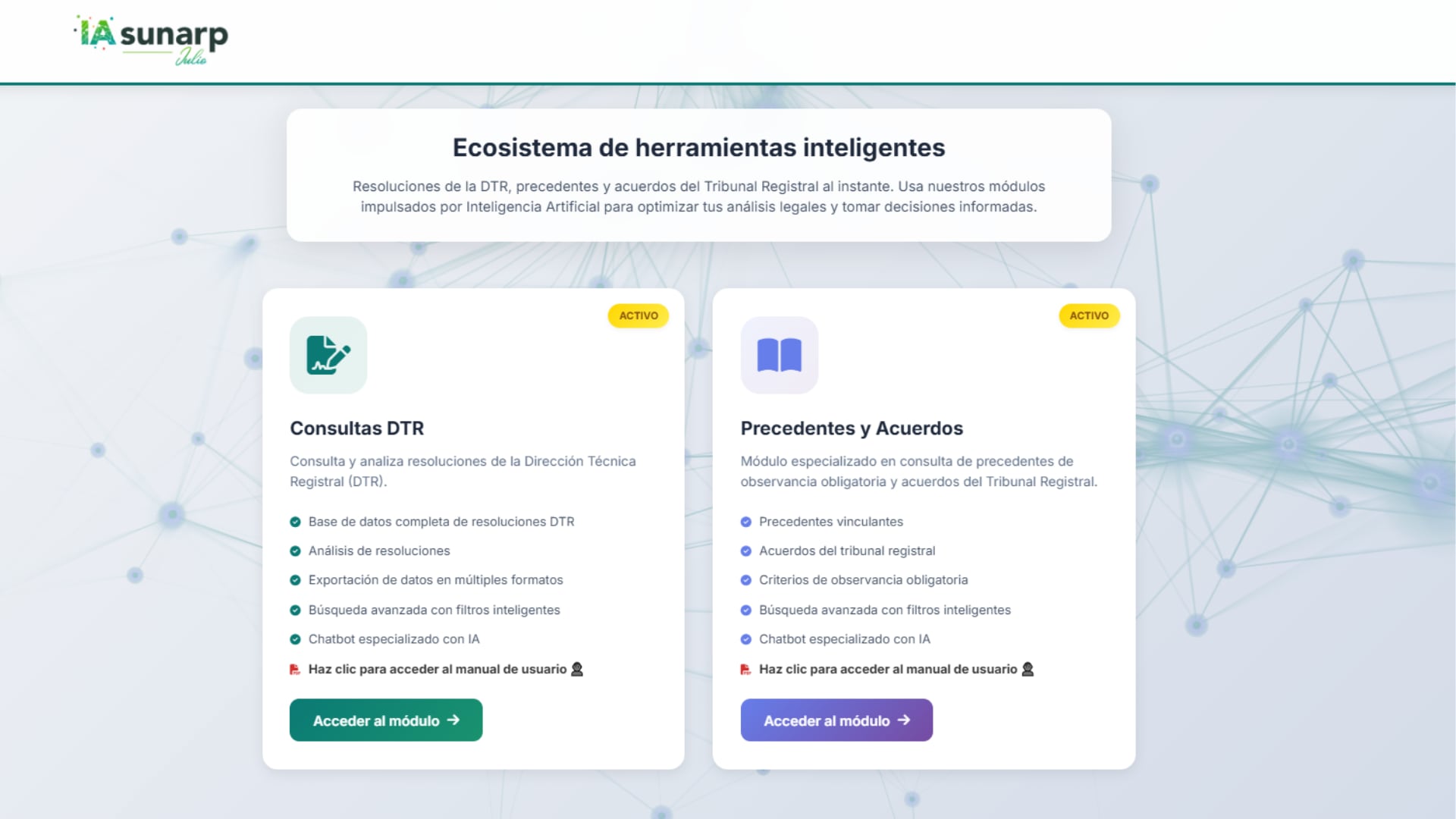 IA de Sunarp permitirá acceder gratis a precedentes y resoluciones registrales. (Foto: Captura web: IA/Sunarp)