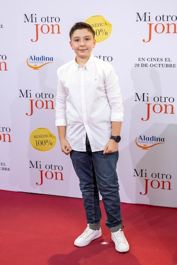 El joven actor Miguel Rivera