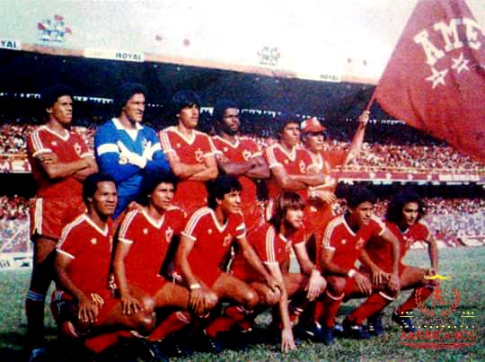 Reynel Ruíz llegó al América de Cali en 1985 y tuvo que encargarse de la portería en el último partido del campeonato, por lesión del titular Julio César Falcioni - crédito Revista del América