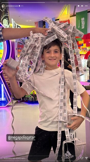 La imagen de Thiago Messi