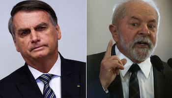 Jair Bolsonaro y Lula da