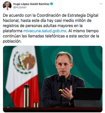 López-Gatell señaló que las llamadas