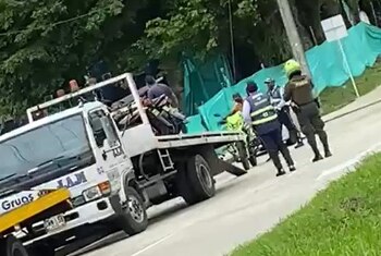 Agentes de tránsito de Buenaventura