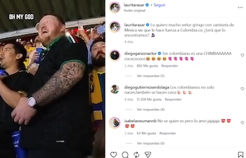 Este é o post de Laura Ramírez sobre a americana surpreendida pelo hino nacional colombiano - crédito @lauritasar/Instagram