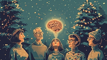 El espíritu navideño se refleja