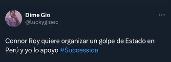 Succession menciona a Perú en